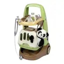 Carro veterinario Panda con 10 accesorios Smoby