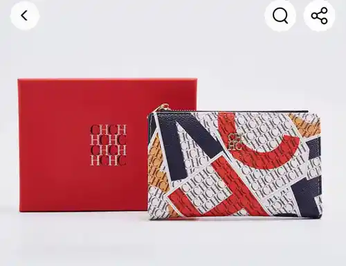Cartera con estampado