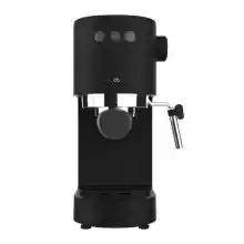 Cecotec Cafetera Express Cafelizzia Fast. 1350 W, Thermoblock, ForceAroma de 20bars, Vaporizador Orientable, Brazo Doble, Bandeja Calienta Tazas, Depósito de Agua Extraíble Negro