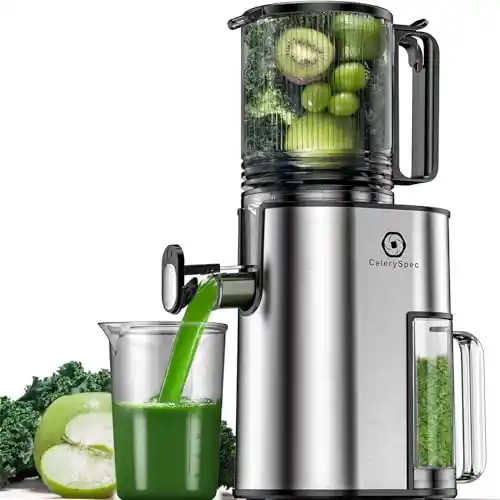 CelerySpec Extractor de Jugos de Frutas y Verduras, Prensado en Frío