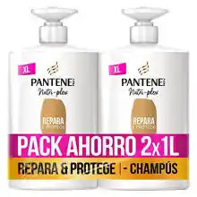 Champú Pantene 2x1000 ML Repara y Protege Nutri Pro-V