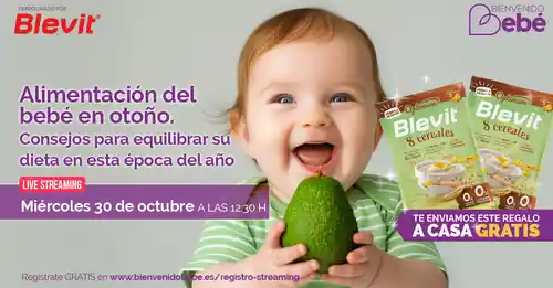 Charla gratis + muestras para tu bebé