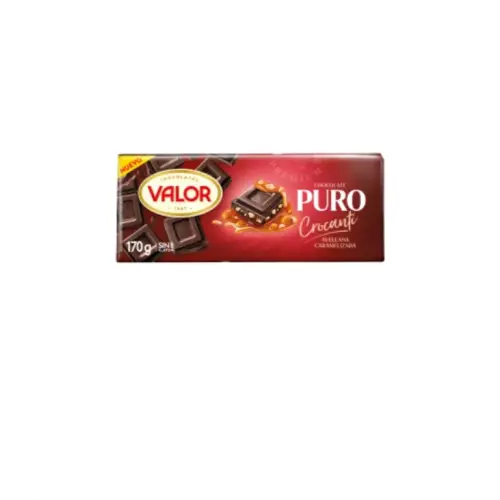Chocolate valor puro 170gr por 1,89€ (en Carrefour con Gelt)