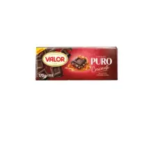 Chocolate valor puro 170gr por 1,89€ (en Carrefour con Gelt)