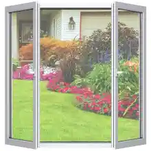 Cinkee 2Pcs Mosquitera para Ventana 100x100cm, Malla de Mosquitera Ajustable DIY para Ventanas Puertas y Patios,Sin Taladrar, Autoadhesiva-Blanco
