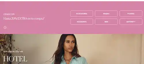 Código descuento 20 % en Womensecret si compras 3 artículos
