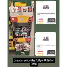 Colgador antipolillas polil por 0,09€ en Clarel con Gelt Premium