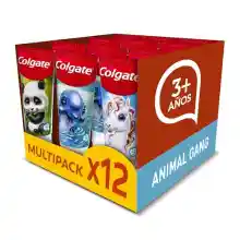 Colgate Animal Gang Pasta de Dientes Infantil, Pack 12 Uds x 50 ml
