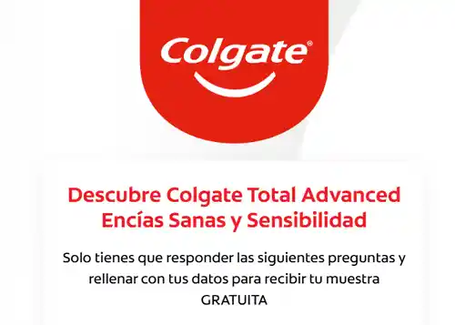 Muestra de Colgate Total Advanced (Link directo)