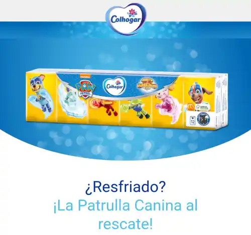 Colhogar sortea 10 packs de pañuelos Patrulla Canina (sorteos)