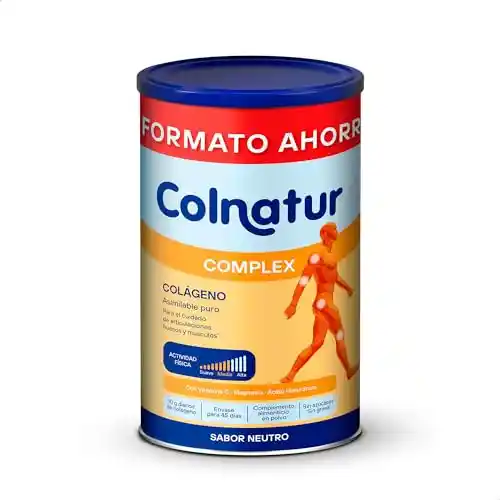 Colnatur - Colágeno con Magnesio y Vitamina C para Músculos y Articulaciones