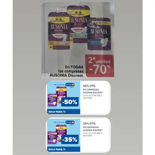 Combo Ausonia Carrefour (cuentas seleccionadas)