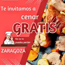 Comida gratis en Zaragoza Asador La Garnacha (En octubre)