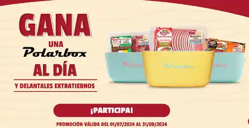 Compra ElPozo y descubre si has ganado uno de los 360 premios como Polarbox o delantales (Sorteo por compra)