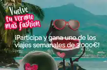 Compra sandia Fashion y llévate un viaje de 3000€ cada semana (Sorteo por compra)