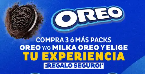 Compra tres packs de Oreo o Milka oreo y llévate un reglo seguro (Solo Alcampo)
