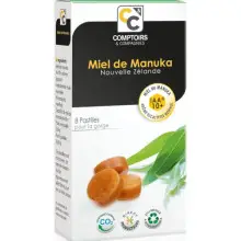COMPTOIRS ET COMPAGNIES - Pastillas de Miel de Manuka e Eucalipto - Ideal para la Garganta - 22g