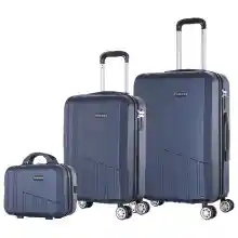 Conjunto de Maletas de Viaje Elegantes: Carcasa Ligera de ABS, Cerradura Numérica, 4 Ruedas Giratorias 360°...