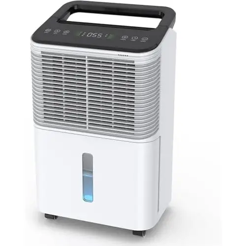 CONOPUPlus 16L/día Deshumidificador, Deshumidificador Silencioso, Control Central Inteligente, Modo AUTO, Indicador de Humedad, 24H Timer, Deshumificadores de Humedad,Más Potente,Más Eficiente