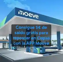 Consigue 5€ de saldo gratis para repostar en Cepsa con la app Moeve