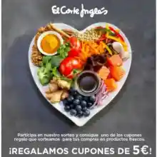Consigue cupones de 5 € para frescos en El Corte Inglés (Sorteo)