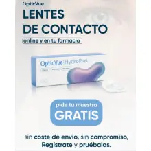Consigue gratis tus lentes de contacto OpticVue HydroPlus (muestra gratuita)