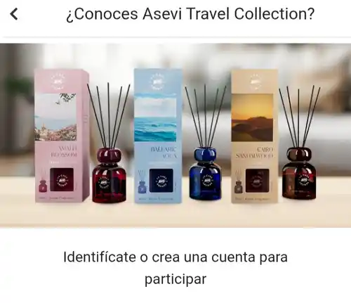 Consigue GRATIS un ambientador Asevi Travel Collection (club de probador@s)