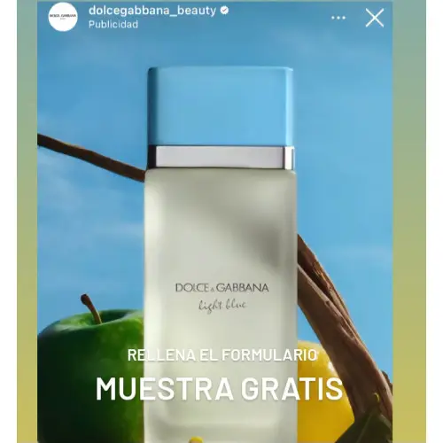 Consigue gratis una muestra del perfume Light Blue de Dolce & Gabbana (Leer descripción)