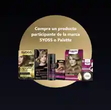 🎁 Prueba gratis productos Syoss o Palette + participa en el sorteo de 100 secadores (Reembolso)