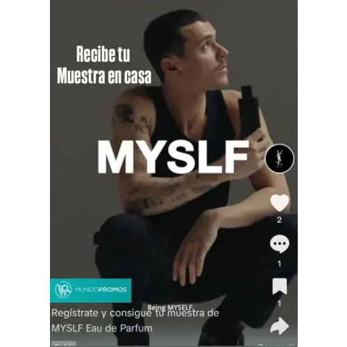 ¡Consigue una muestra GRATIS del nuevo perfume MYSLF de YSL!