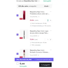 Consigue maquillaje de Maybelline más barato en miravia