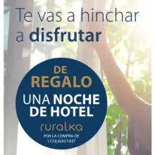 Compra un pack de Coligas Fast de 50 y Consigue una noche de regalo en un hotel Ruralka (Sorteo por compra)