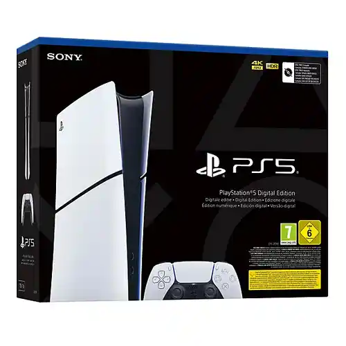 Consola Playstation 5 Slim digital 1TB, Resolución 4K