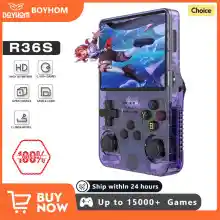Consola portátil Retro R36S de código abierto, 64BG y 128GB , sistema Linux, pantalla IPS de 3,5 pulgadas