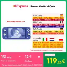 Consolas Nintendo Switch Lite, Batería de 32GB, 3570mah, 5,5 pulgadas, controladores integrados compactos y ligeros, juegos compatibles - AliExpress