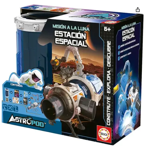 Construye y juega con la estación espacial Educa - Misión a la Luna.