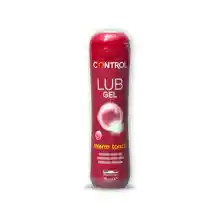 Control Lub Warm Touch - Gel Lubricante Efecto Calor - 75 mililitros - Base acuosa - Compatible con Preservativo - Hipoalergénico - Sin azúcar - No mancha - Color Transparente