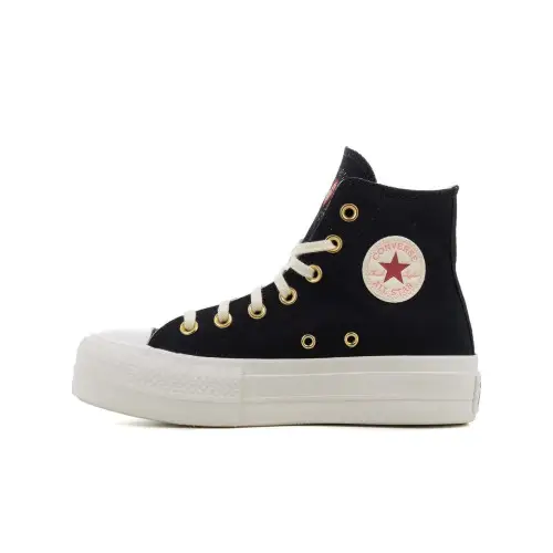 CONVERSE Chuck Taylor All Star Lift, Sneaker Mujer, Black/Egret/Back Ally Brick, 37.5 EU