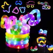 Corpower LED Tubos Pop Juguetes Sensoriales, 12 Piezas.