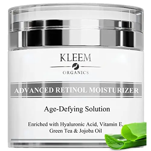 Crema Antiedad con Retinol y Ácido Hialurónico – Crema Antiarrugas Reafirmante e Hidratante para Rostro – Reduce Arrugas Profundas y Manchas – Crema Facial Hidratante de Noche con Extractos Naturales