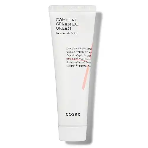 Crema humectante facial calmante y duradera con un 50% de centella asiática para pieles secas | Acabado mate