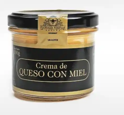 Crema de Queso con Miel FLORALIA | Tarro 100 gr | Alimento gourmet natural
