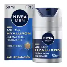 Crema hidratante antiedad Nivea Men Hyaluron FPS 15