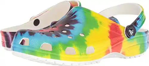 Crocs Classic Tie-dye Clogs, Zuecos Unisex adulto, Multi, 37/38 EU