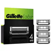 Cuchillas de recambio Gillette Labs, Pack de 4 unidades