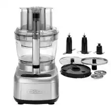 Cuisinart Expert Prep Pro Procesador de Alimentos con 10 funciones | Multifuncional | Cuchillas para Picar y Amasar | Discos para Espiralizar y Rallar | Libre de BPA | Piezas Aptas para Lavavajillas