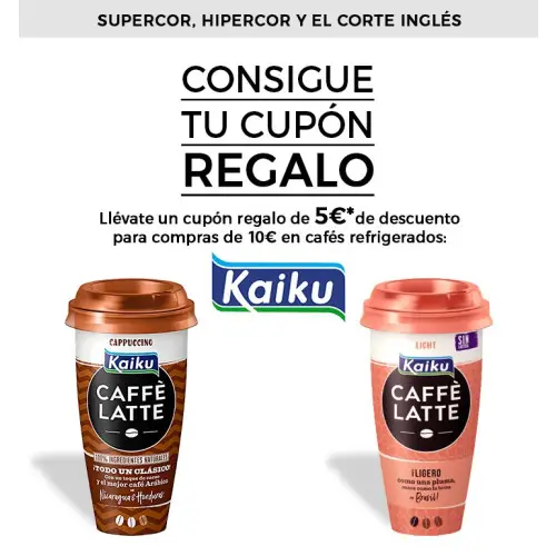 Cupón de 5€ dcto en cafés Kaiku ☕️ (compra de 10€)