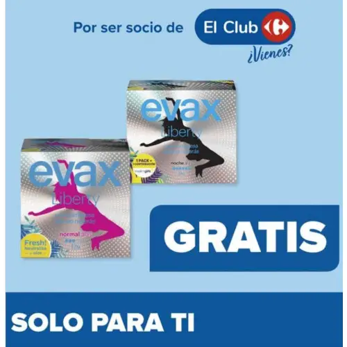 Cupón para Evax Liberty GRATIS en Carrefour (Seleccionados)