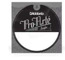 D'Addario J4306 Pro-Arte, cuerda individual de nailon para guitarra clásica, tensión blanda, sexta cuerda
