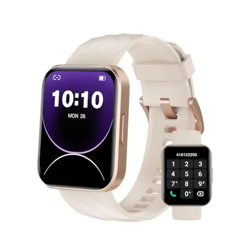 Dakofied Smartwatch con Llamadas Bluetooth,Reloj Inteligente Hombre Mujer, Smart Watch Pulsómetro,Monitor de Sueño,Calories,Podómetro,Impermeable IP68 Pulsera Actividad para Android iOS